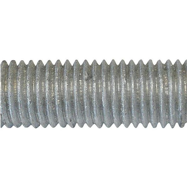 Pfc TR1009 Threaded Rod, 3410 in Thread, 6 ft L, A Grade, Carbon Steel, Galvanized, NC Thread 77073